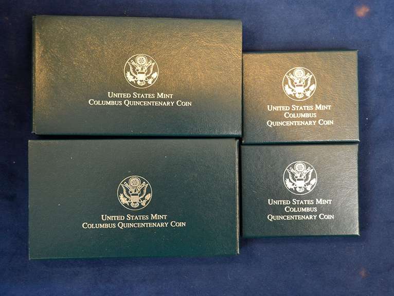 Lot OF 4 Commemorative Silver Dollars