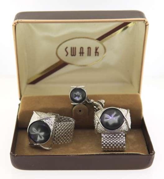 Swank Cufflinks and Tie Pin