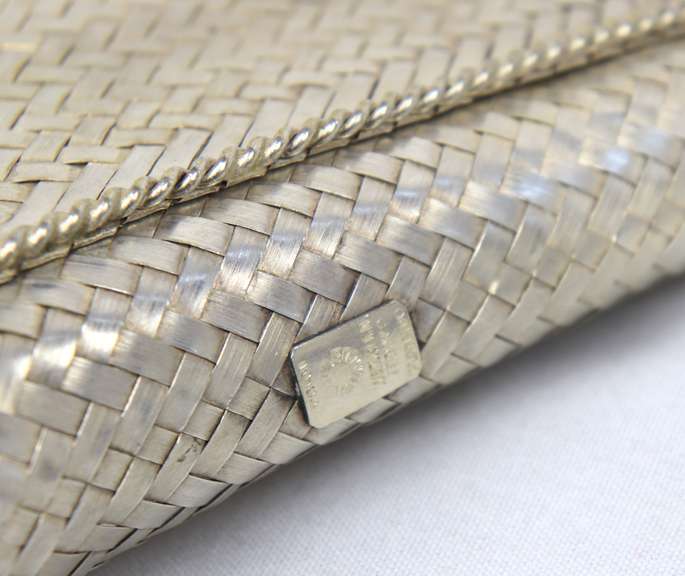 Sterling Silver Signed Plate Purse