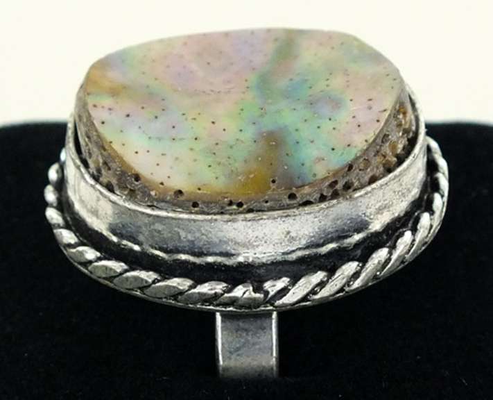 Silver and Natural Stone Rings