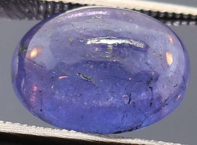 Glossy 4.33ct UNHEATED blue violet Tanzanite
