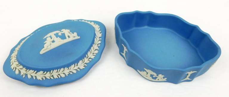 Wedgwood Jasperware Cherub Trinket Box