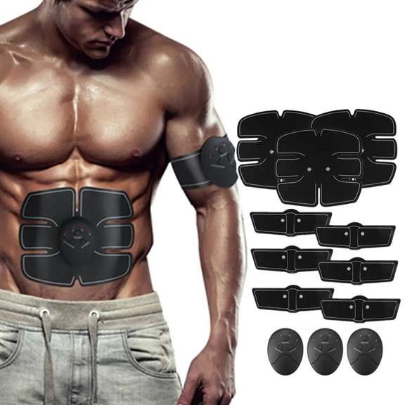 12PCS EMS Arm Abdominal Muscle Trainer Body