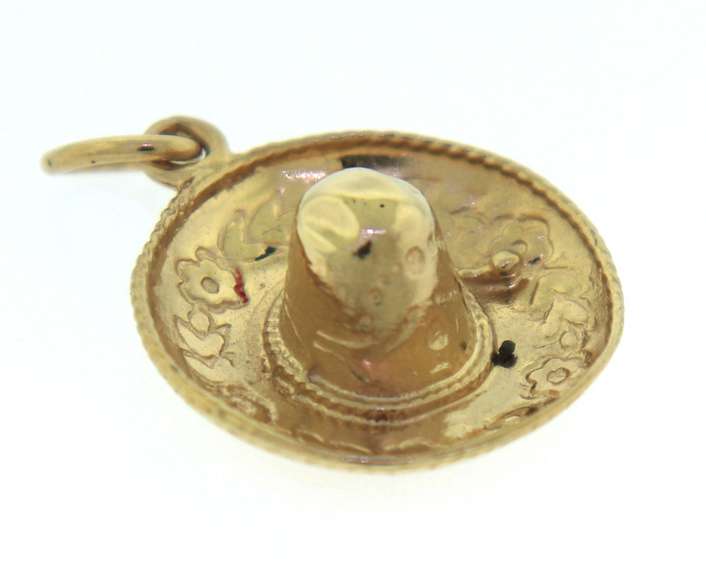 Great Sombero Yellow Gold Charm