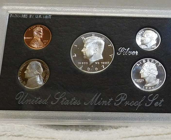 1997 Silver PROOF Set.  Scarce Date