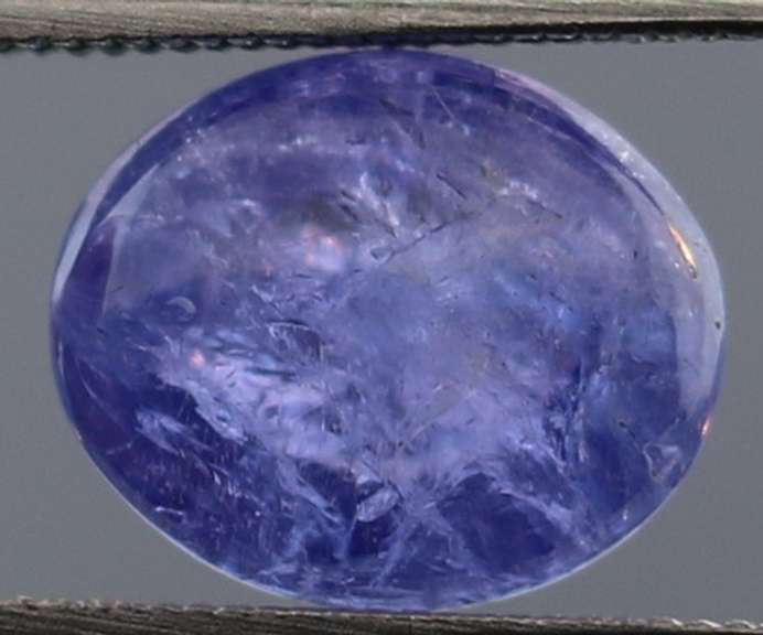 Large 4.42ct UNHEATED blue violet Tanzanite