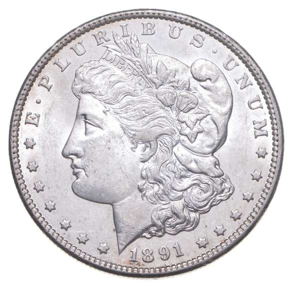 1891-CC Morgan Silver Dollar