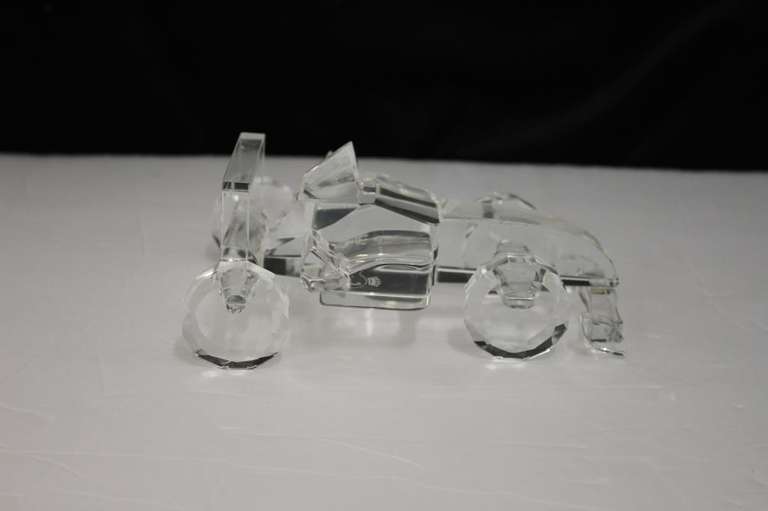 Crystal Large Race Car
