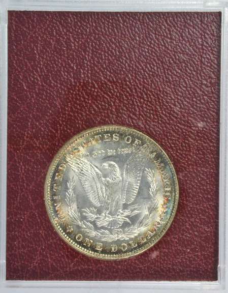 Gem BU 1889-P Morgan Silver Dollar. MS65 Paramount