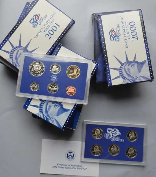 2 Each US Proof Sets 1999-2005