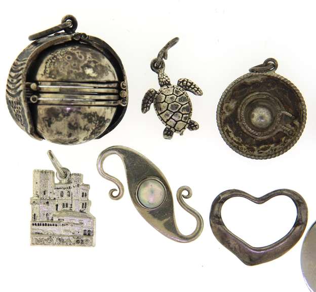 Vintage Group Lot of Sterling Silver Charms