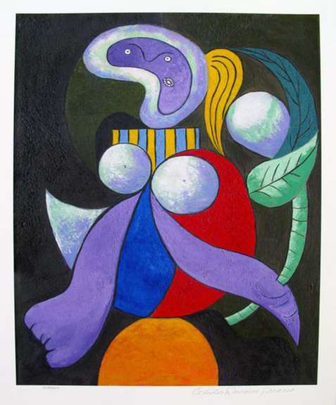 Pablo Picasso, Woman With A Flower