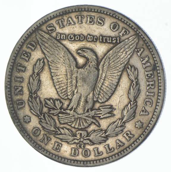 1890-CC Morgan Silver Dollar