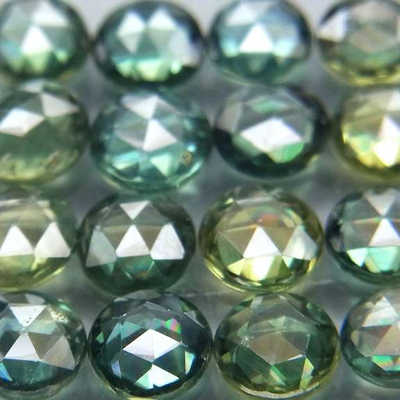 Eye to VS clarity! 3.24ct rose cut Australian Sapphire set