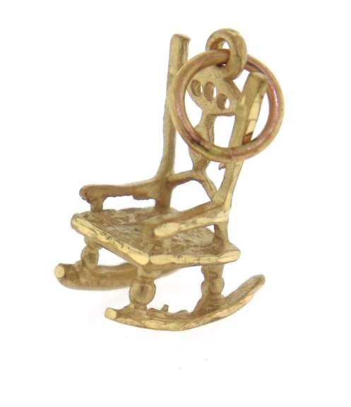 Favorite Yellow Gold Rocking Chair Charm