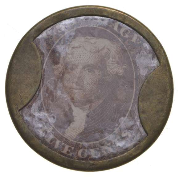 1862 George Washington Encased Postage