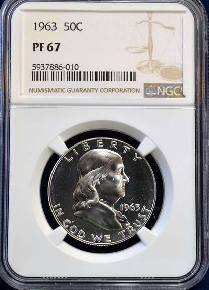 1963 50 C NGC PF 67