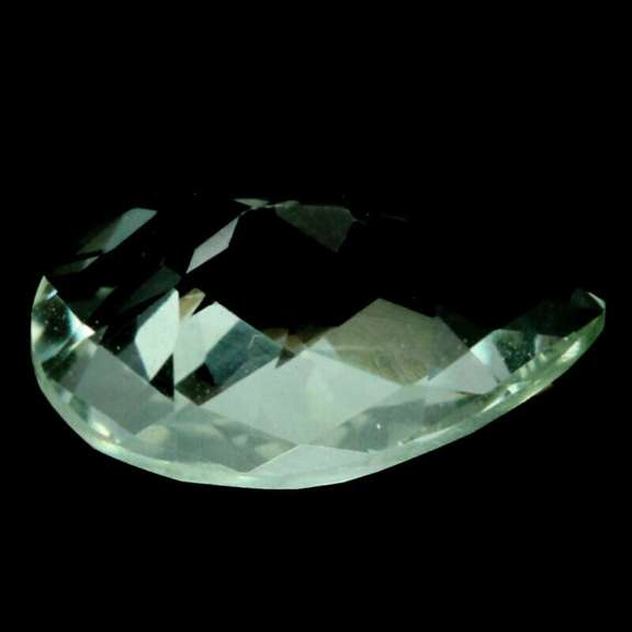 Brilliant 4.78ct platinum green Amethyst