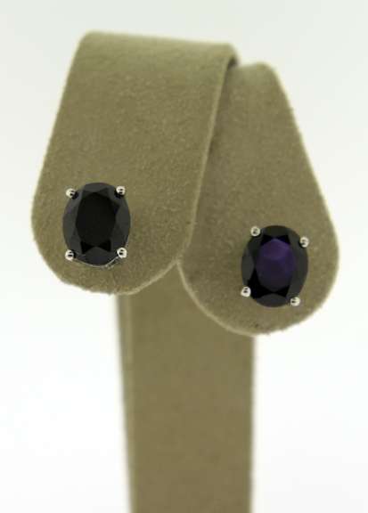925 Sterling Silver Pair of Quartz Earrings