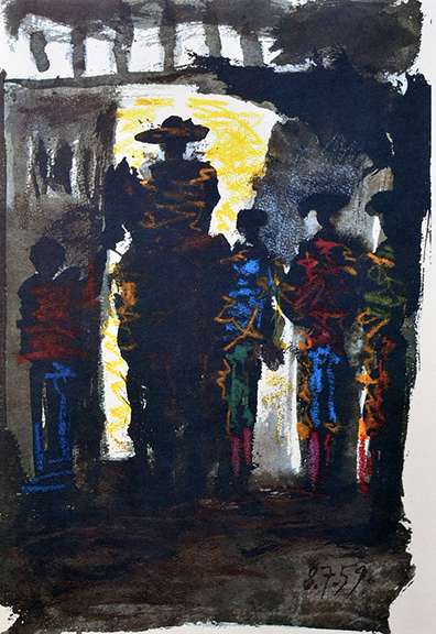 Vintage Pablo Picasso Lithograph Circa 1961