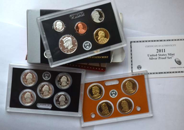 2002 2011 Silver US Proof Sets