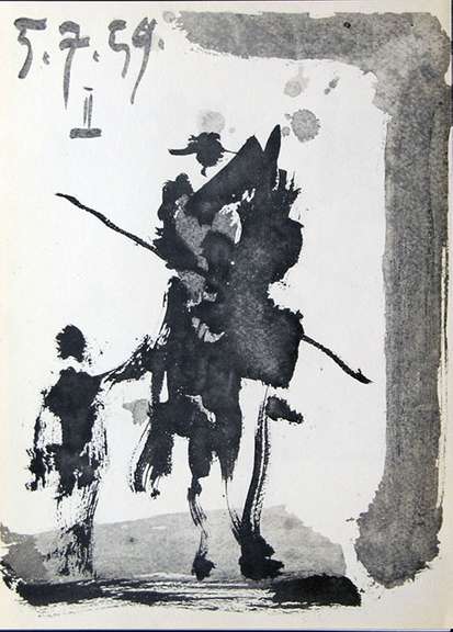 Vintage Pablo Picasso Lithograph Circa 1961