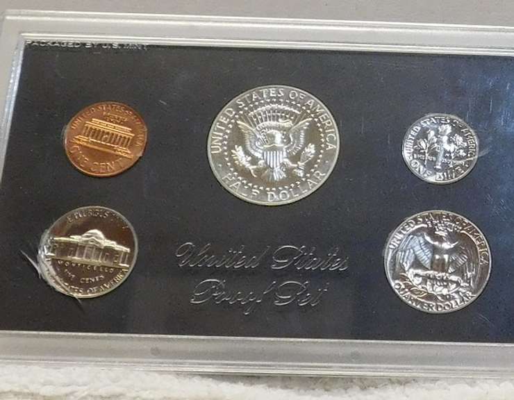 1970 Silver PROOF Set.  Sil (40%) Hf Dol