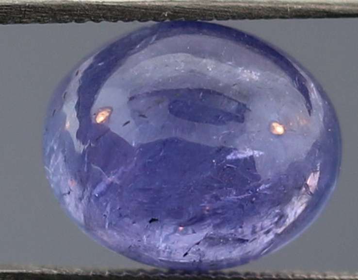 Large 4.42ct UNHEATED blue violet Tanzanite