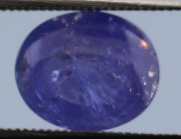 Large 3.11ct UNHEATED blue violet Tanzanite
