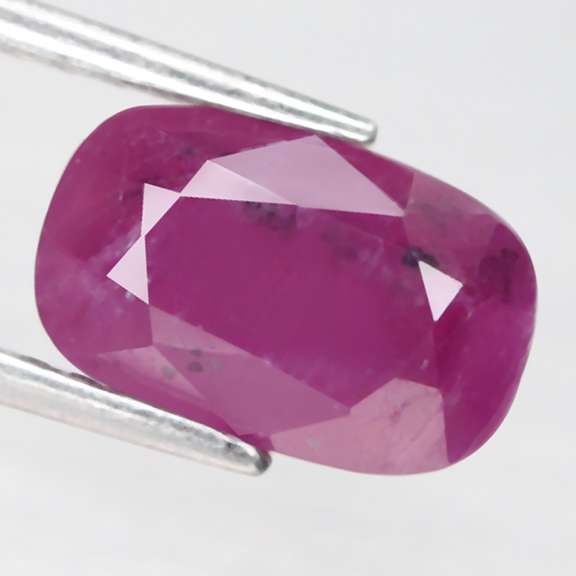 Gorgeous violet red unheated 3.32ct Ruby