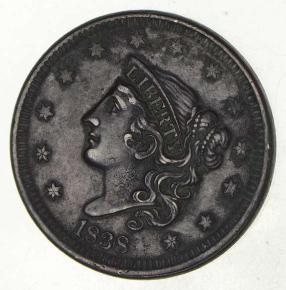1838 Young Head Large Cent