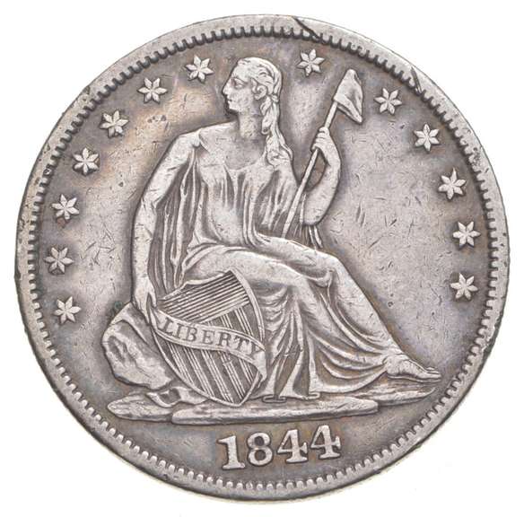 1844 Seated Liberty Half Dollar
