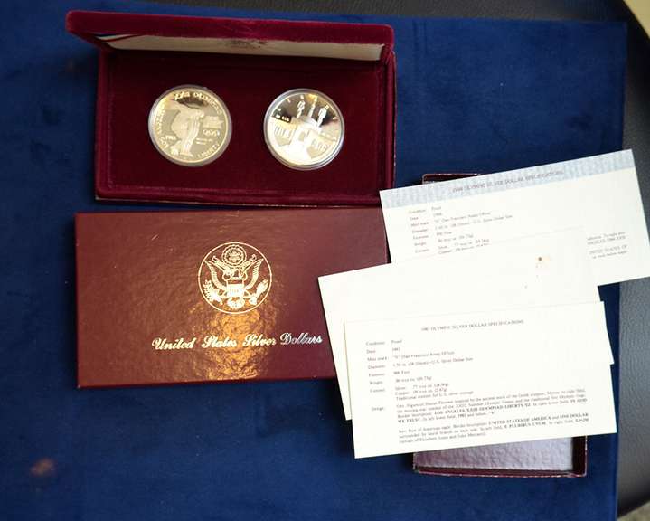 Lot OF 4 Commemorative Silver Dollar