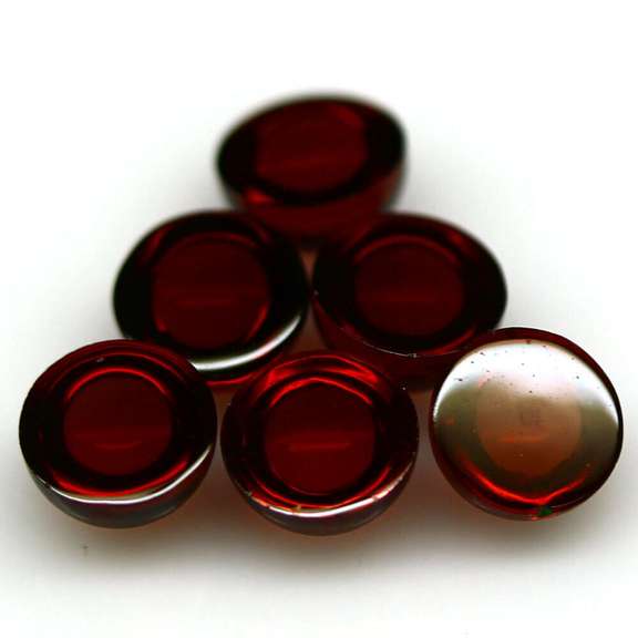 Gorgeous chianti red 7.14ct 9pc Garnet set