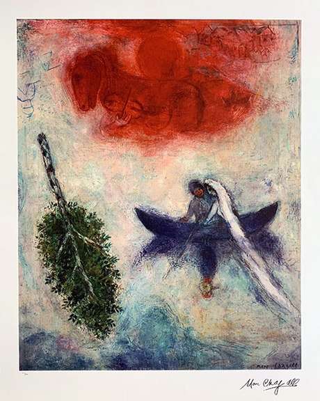Marc Chagall, La Barque De Jonas