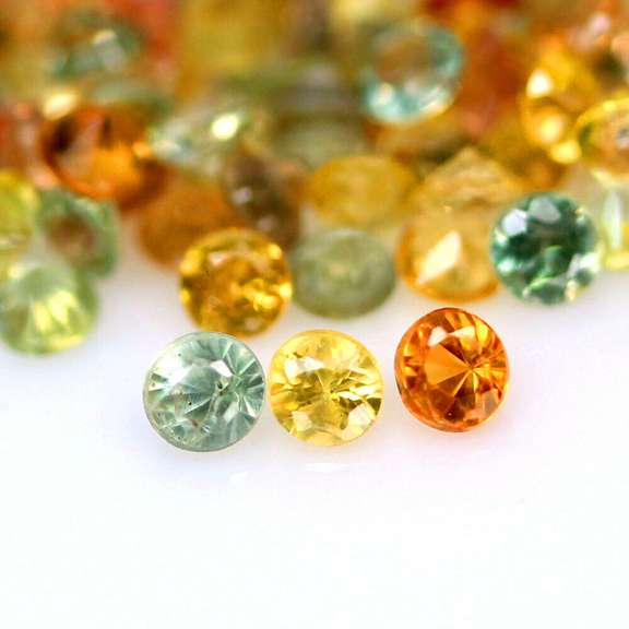 Brilliant hues! Heated only! 6.46ct Sapphire set
