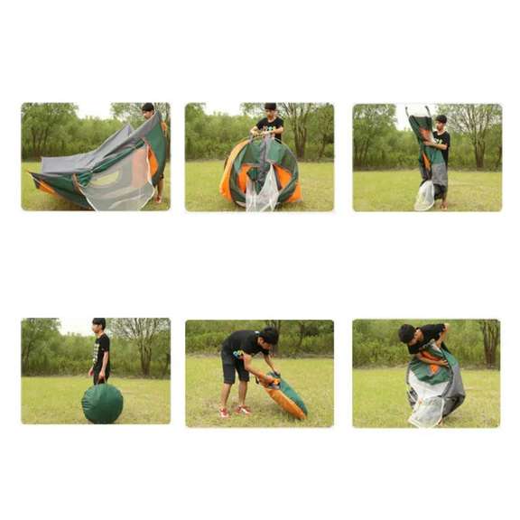 Portable Double Door Folding Tent 2-3 People