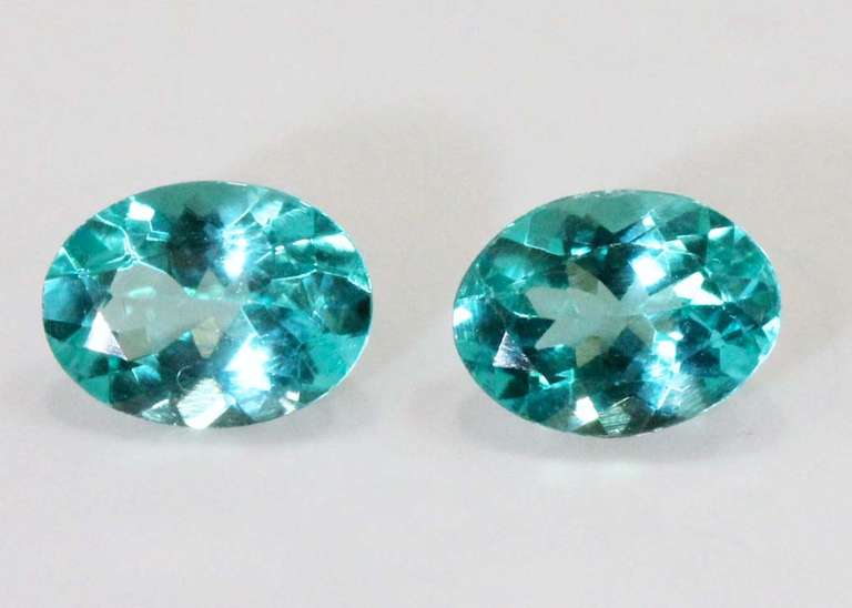 Shimmering Natural Apatite Pair - 2.40 cts.