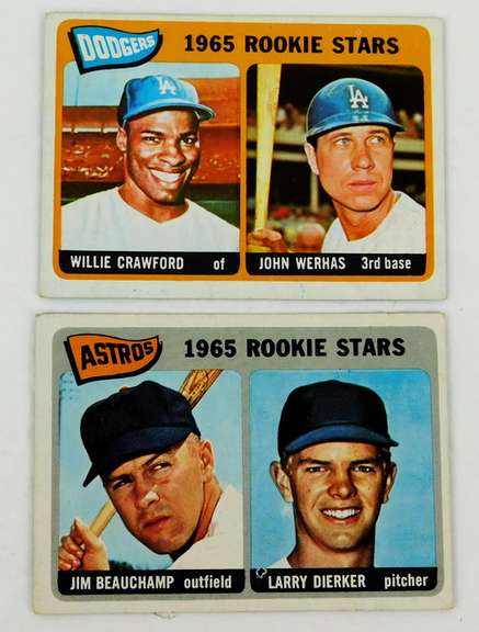 2 Topps 1965 Rookie Stars Baseball Cards