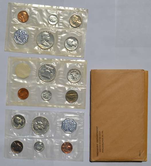 1961  & 2 1962 US Proof Sets