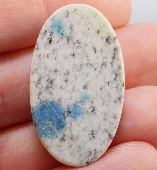 Attention grabbing! 36.87ct blue dot Lazulite