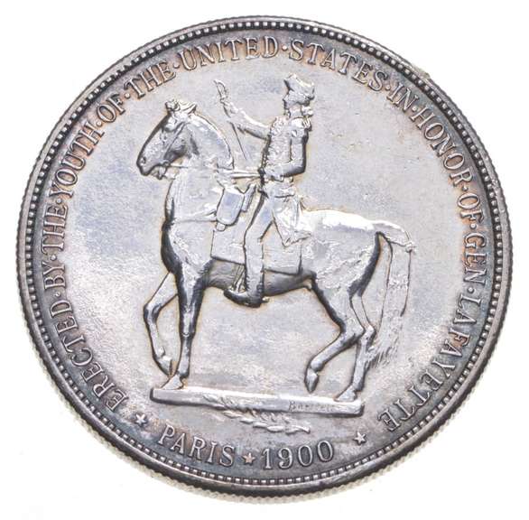 1900 Erection Of Lafayette Monument Commemorative Dollar