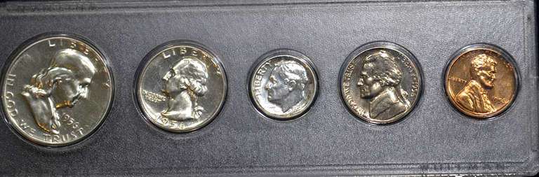 1956 Proof set in holder