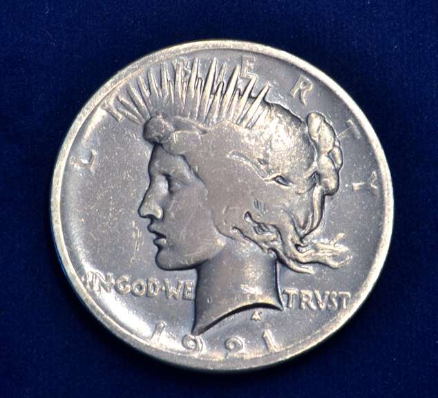 1921 Peace Dollar Circulated
