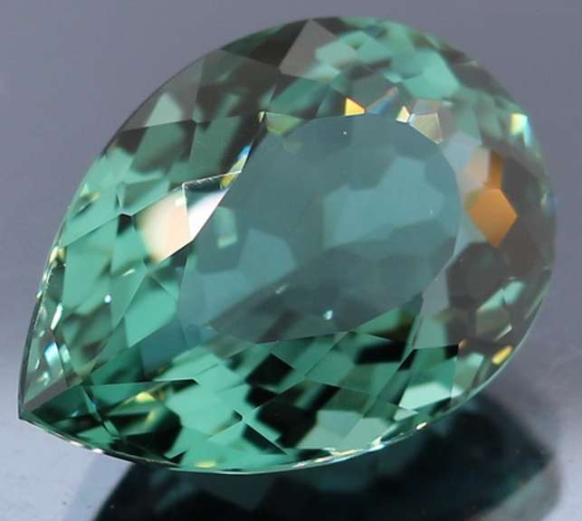 Captivating 24.24ct AAA created green Amethyst