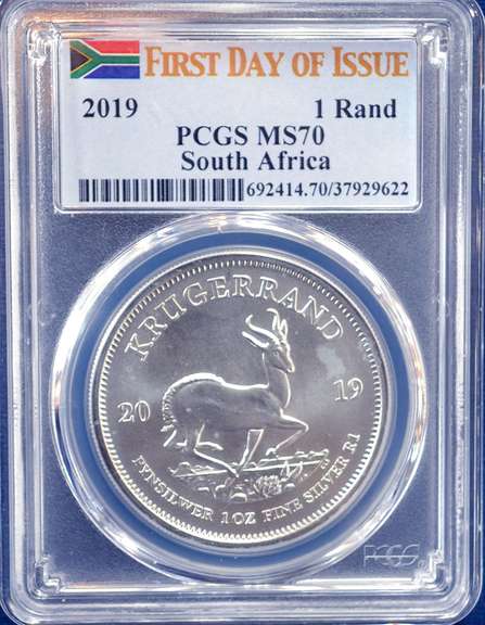 2019 PCGS MS 70 South Africa Krugerrand FDI