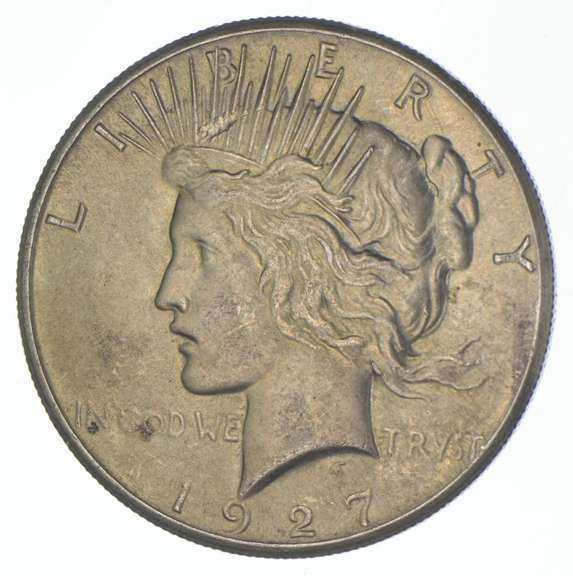 1927 Peace Silver Dollar