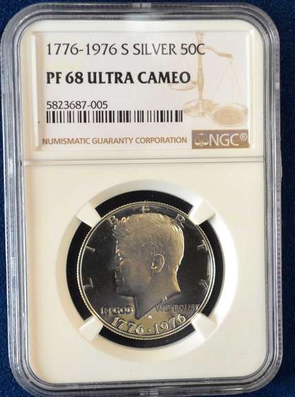 1776-1976 NGC PF 68 Ultra Cameo 50 C