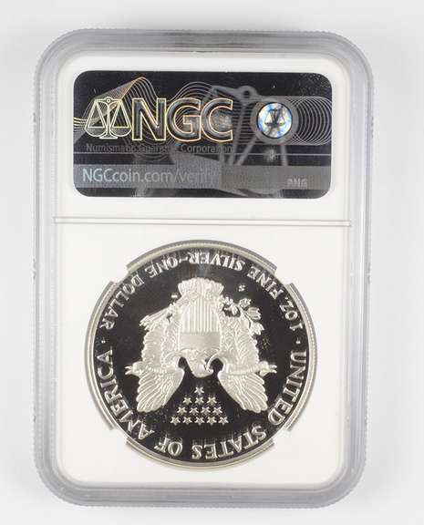 PF70 UCAM 1987-S American Silver Eagle - Graded NGC
