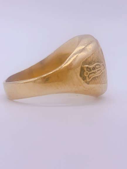 Men's 14kt Gold Masonic Ring